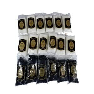 MCG TEXTILES Latch Hook Rug Yarn 18 Pack Black White Precut Acrylic